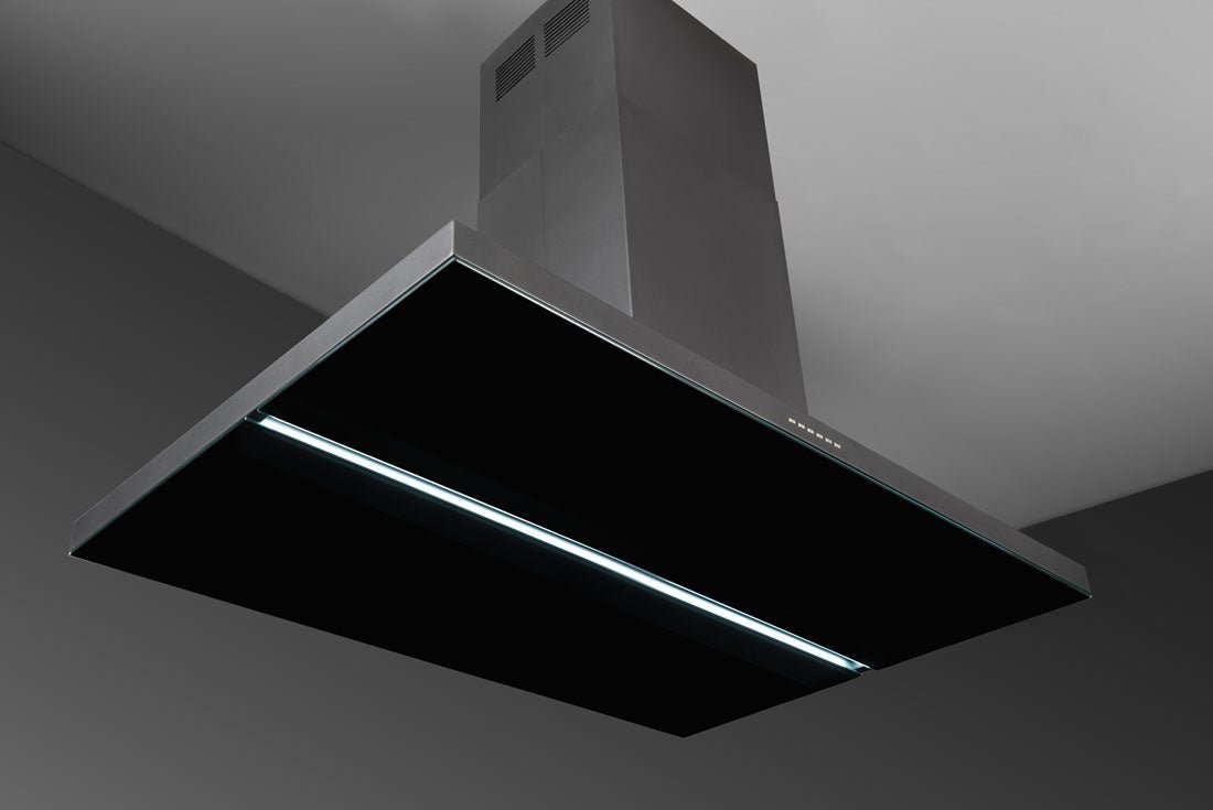 Airone E - 001 - VERDI eiland model - 90 cm - antraciet - interne motor - afzuigkapSpecialist.nl