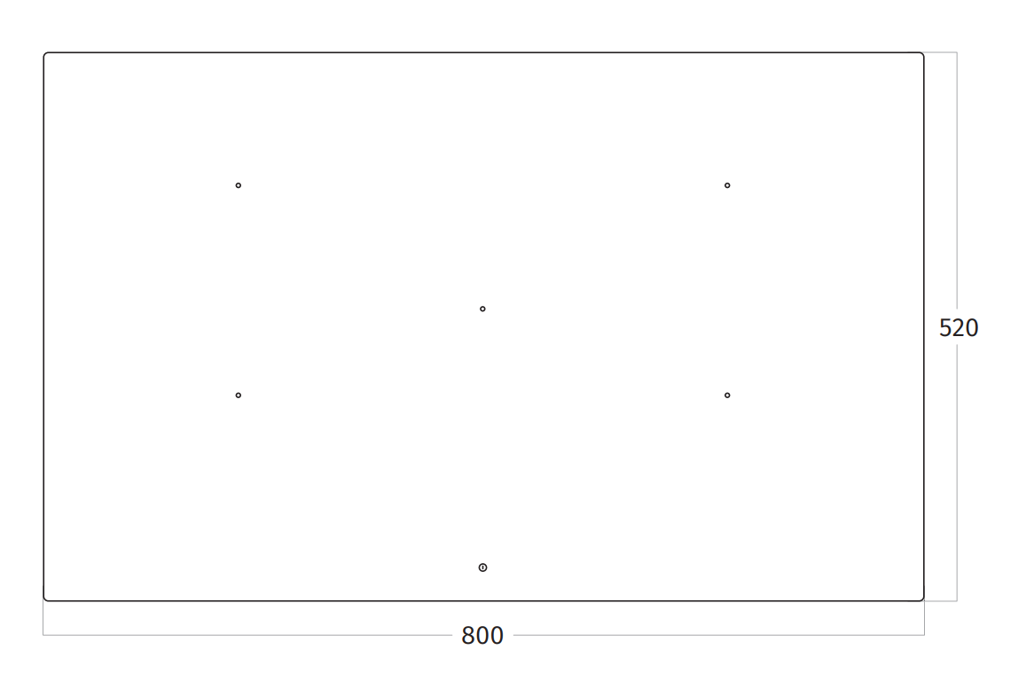 Inductiekookplaat Mosa Champagne Gold met een modern en minimalistisch ontwerp voor elke keuken