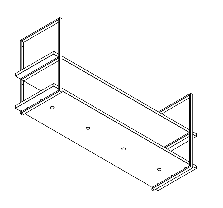 Wave 1052.83 FRAME motorloos - 150 cm wandmodel kleur naar keuze - mat/glanzend - 3 x 4,2 W dimbare LED 2700 Kelvin - afzuigkapSpecialist.nl