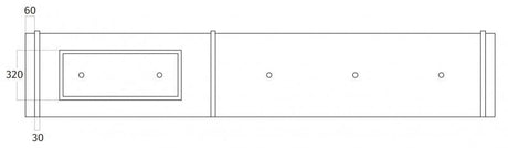 Wave 1055.00 FRAME links - 240 cm wandafzuigkap RVS - interne motor - LED verlichting - afzuigkapSpecialist.nl