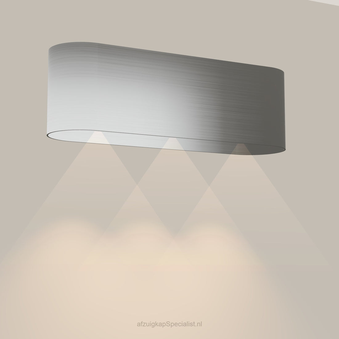 Wave 1119.101 OVAL – wandafzuigkap 120 cm RVS