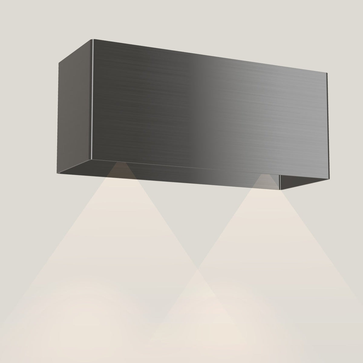 Wave 1120.604 LINE wandafzuigkap 90 cm in Smoked Silver, met verlichting aan