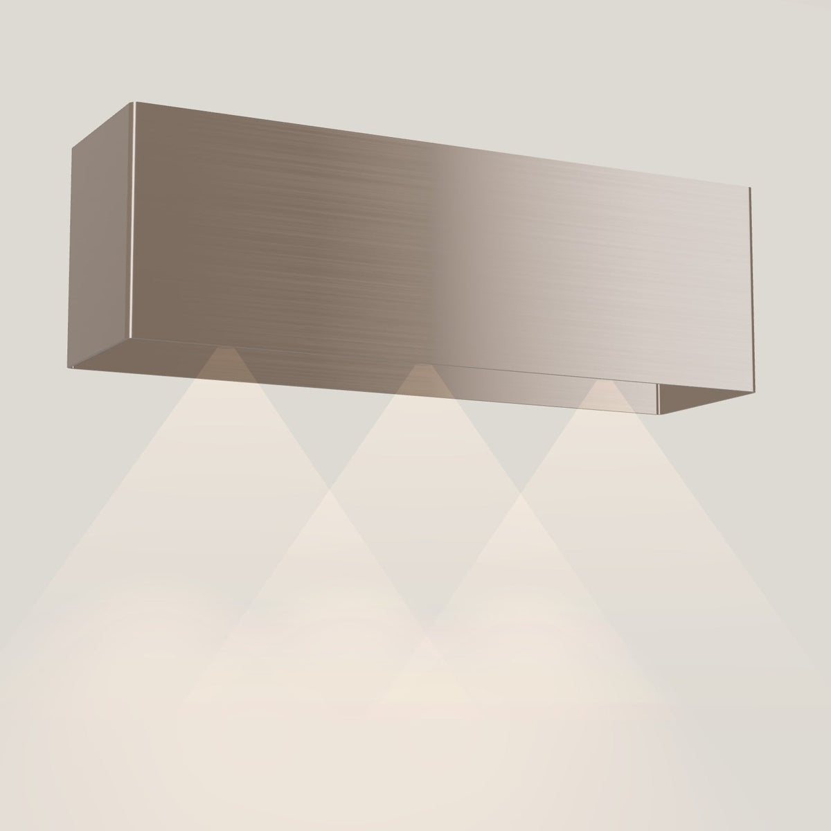 Wave 1120.605 LINE wandafzuigkap 120 cm in Champagne Gold, met verlichting aan