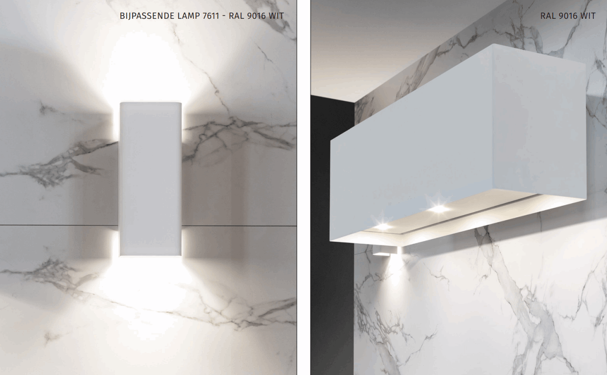 Wave 1120.406 LINE - 120 cm wandafzuigkap - geschikt voor lederen bekleding - 1 kleur naar keuze - interne motor recirculatie - LED - afzuigkapSpecialist.nl