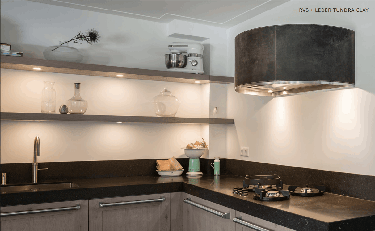 Wave 1620.402 CYLINDER wandafzuigkap 90 cm - 2 kleuren naar keuze - interne motor recirculatie - LED - afzuigkapSpecialist.nl