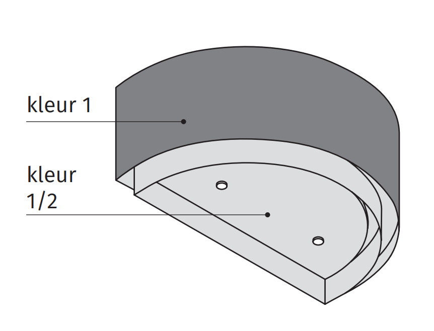 Wave 1630.403 CYLINDER X wandafzuigkap 90 cm - geschikt voor lederen bekleding - 1 kleur naar keuze - interne motor recirculatie - LED - afzuigkapSpecialist.nl