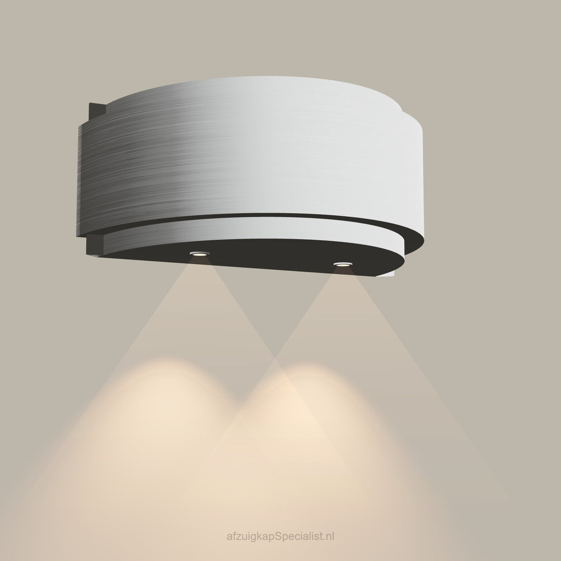 Wave 1640.100 GLOBAL – wandafzuigkap 90 cm RVS