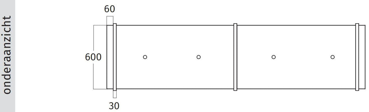 Wave 2053.70 FRAME motorloos - 150 cm eilandmodel RVS - 4 x 4,2 W dimbare LED 2700 Kelvin - afzuigkapSpecialist.nl