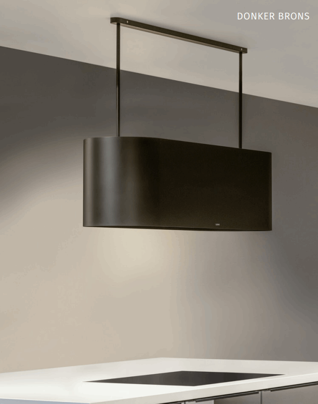 Wave 2119.402 OVAL - 90 cm eilandafzuigkap 2 kleuren naar keuze - interne motor - LED verlichting - afzuigkapSpecialist.nl