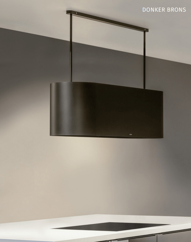 Wave 2119.403 OVAL - 90 cm eilandafzuigkap - geschikt voor lederen bekleding - 1 kleur naar keuze - interne motor - LED verlichting - afzuigkapSpecialist.nl