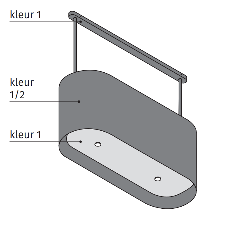 Wave 2119.403 OVAL - 90 cm eilandafzuigkap - geschikt voor lederen bekleding - 1 kleur naar keuze - interne motor - LED verlichting - afzuigkapSpecialist.nl