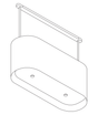 Wave 2119.403 OVAL - 90 cm eilandafzuigkap - geschikt voor lederen bekleding - 1 kleur naar keuze - interne motor - LED verlichting - afzuigkapSpecialist.nl