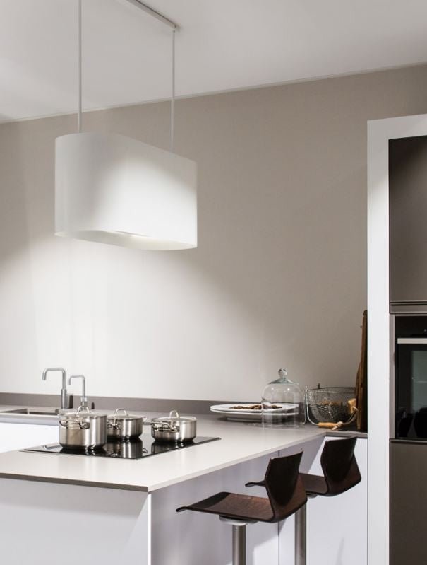Wave 2119.406 OVAL - 120 cm eilandafzuigkap - geschikt voor lederen bekleding - 1 kleur naar keuze - interne motor - LED verlichting - afzuigkapSpecialist.nl