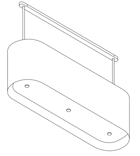 Wave 2119.406 OVAL - 120 cm eilandafzuigkap - geschikt voor lederen bekleding - 1 kleur naar keuze - interne motor - LED verlichting - afzuigkapSpecialist.nl