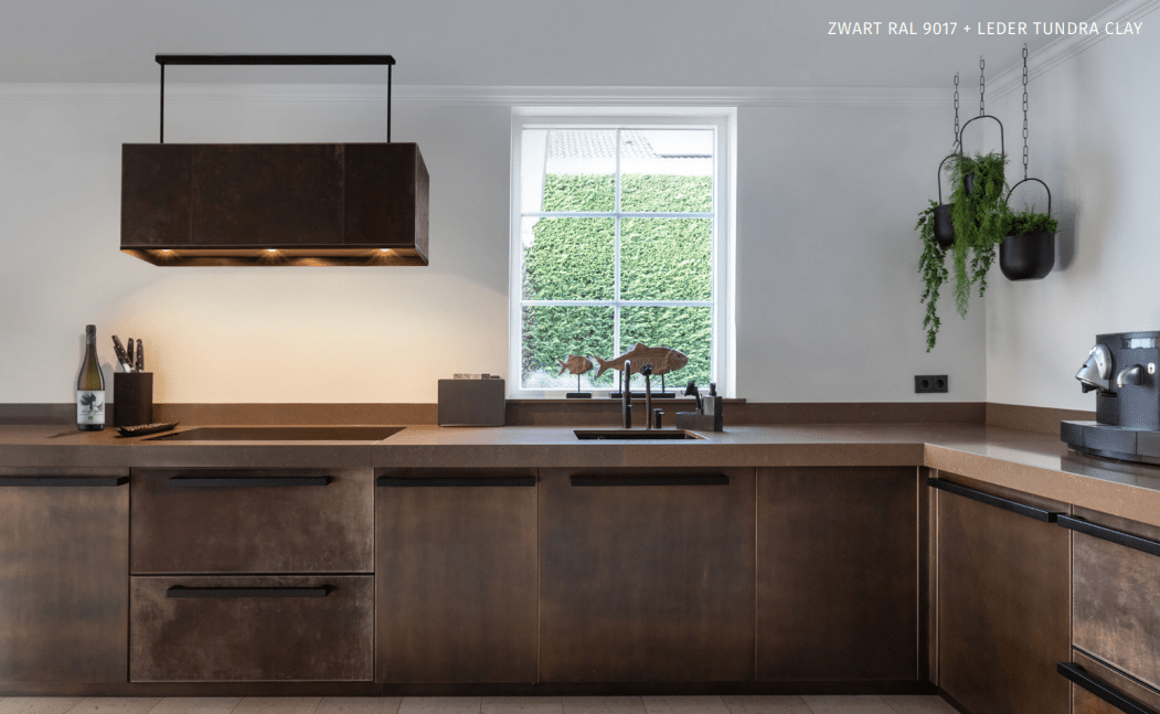 Wave 2120.406 LINE - eilandafzuigkap 120 cm - recirculatie - geschikt voor lederen bekleding - 1 kleur naar keuze - LED verlichting - afzuigkapSpecialist.nl