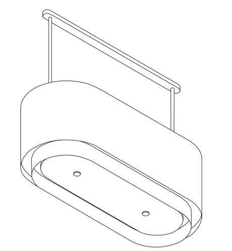 Wave 2129.403 OVAL X - 100 cm eilandafzuigkap geschikt voor lederen bekleding - 1 kleur naar keuze - interne motor - LED verlichting - afzuigkapSpecialist.nl