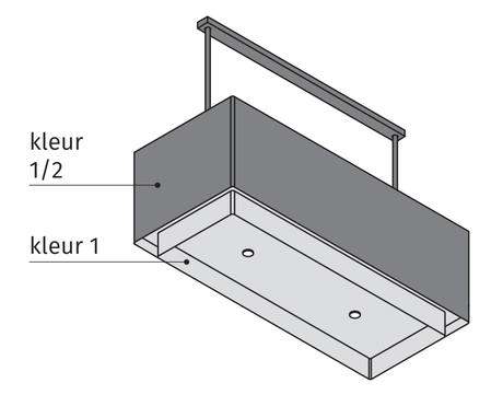 Wave 2130.403 LINE X - 100 cm eilandafzuigkap geschikt voor lederen bekleding - 1 kleur naar keuze - interne motor - LED verlichting - afzuigkapSpecialist.nl
