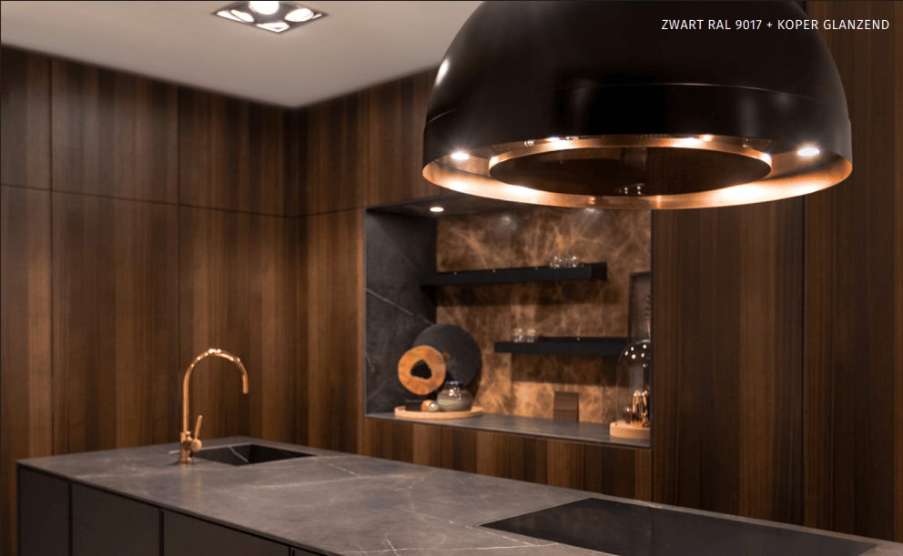 Wave 2176.404 SPHERE lamp 82 cm - 2 kleuren naar keuze - motorloos - LED - afzuigkapSpecialist.nl