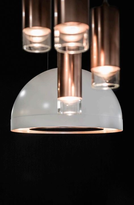 Wave 2176.404 SPHERE lamp 82 cm - 2 kleuren naar keuze - motorloos - LED - afzuigkapSpecialist.nl