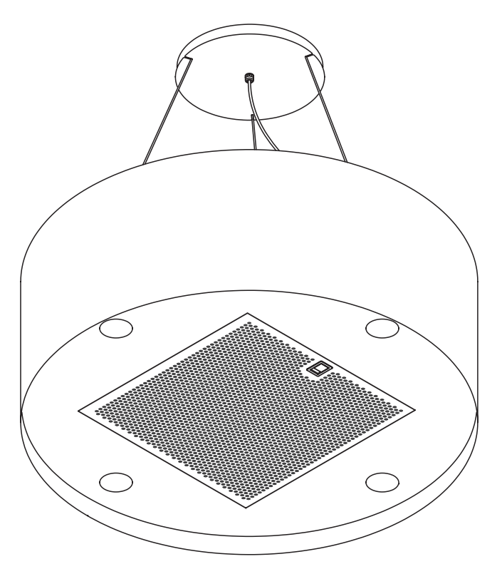 Wave 2605.402 BASE afzuiglamp 85 cm - 2 kleuren naar keuze - interne motor - LED - afzuigkapSpecialist.nl