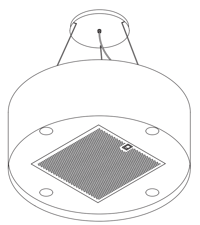Wave 2605.402 BASE afzuiglamp 85 cm - 2 kleuren naar keuze - interne motor - LED - afzuigkapSpecialist.nl