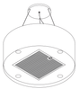 Wave 2605.402 BASE afzuiglamp 85 cm - 2 kleuren naar keuze - interne motor - LED - afzuigkapSpecialist.nl