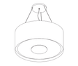 Wave 2620.415 CIRCO lamp 90cm - geschikt voor lederen bekleding - 1 kleur naar keuze - LEDDISC - afzuigkapSpecialist.nl