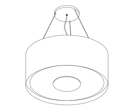 Wave 2620.415 CIRCO lamp 90cm - geschikt voor lederen bekleding - 1 kleur naar keuze - LEDDISC - afzuigkapSpecialist.nl