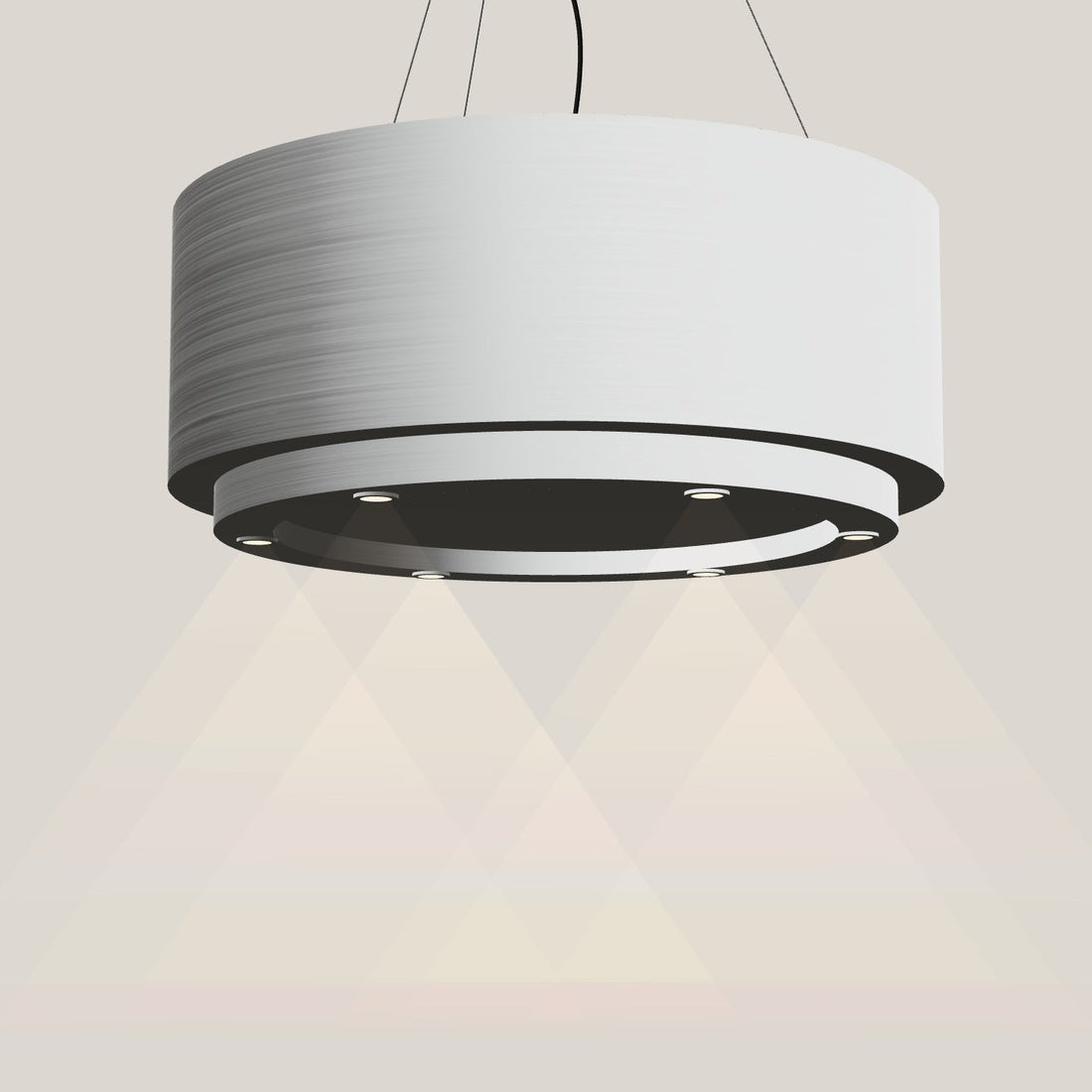 Wave 2630.101 CIRCO X – island range hood 90 cm stainless steel