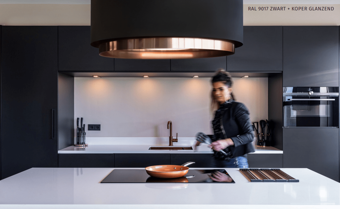 Wave 2630.407 CIRCO X lamp 90cm - geschikt voor lederen bekleding - 1 kleur naar keuze - LEDDISC - afzuigkapSpecialist.nl