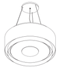 Wave 2640.407 GLOBAL lamp 90cm - geschikt voor lederen bekleding - 1 kleur naar keuze - LEDDISC - afzuigkapSpecialist.nl