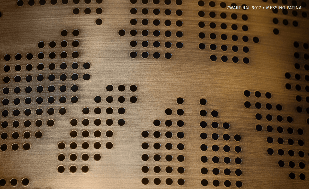 Detail geperforeerde mantel van de Wave 2680 CLOUD