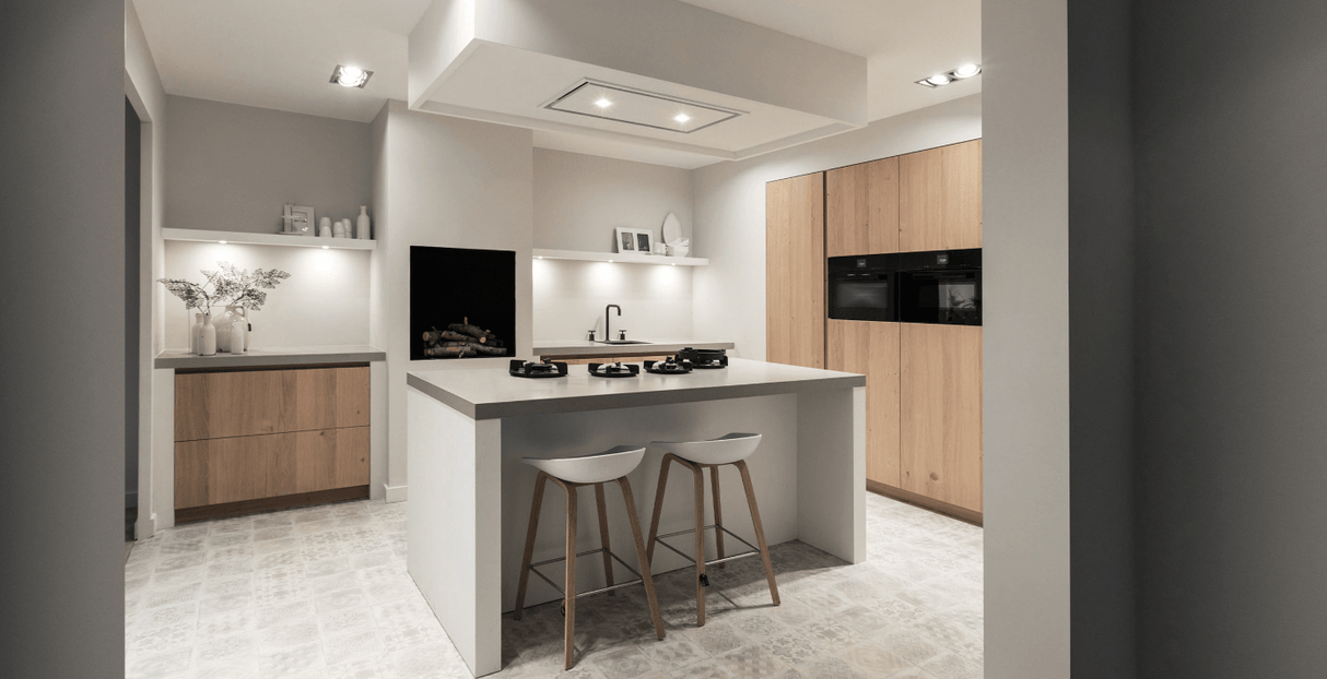 Wave 3663.402 STANDARD inbouwunit 120 x 30 cm - 1 kleur naar keuze - motorloos - LED - afzuigkapSpecialist.nl