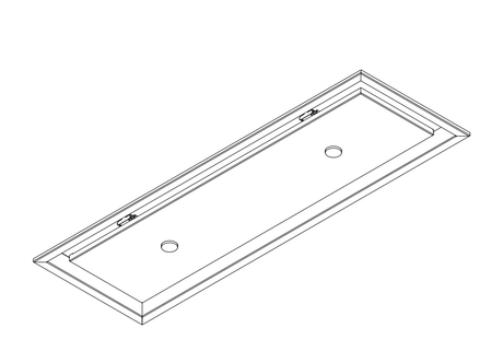 Wave 3666.401 BUILT - IN inbouwunit 80 x 40 cm - 1 kleur naar keuze - motorloos - LED - afzuigkapSpecialist.nl