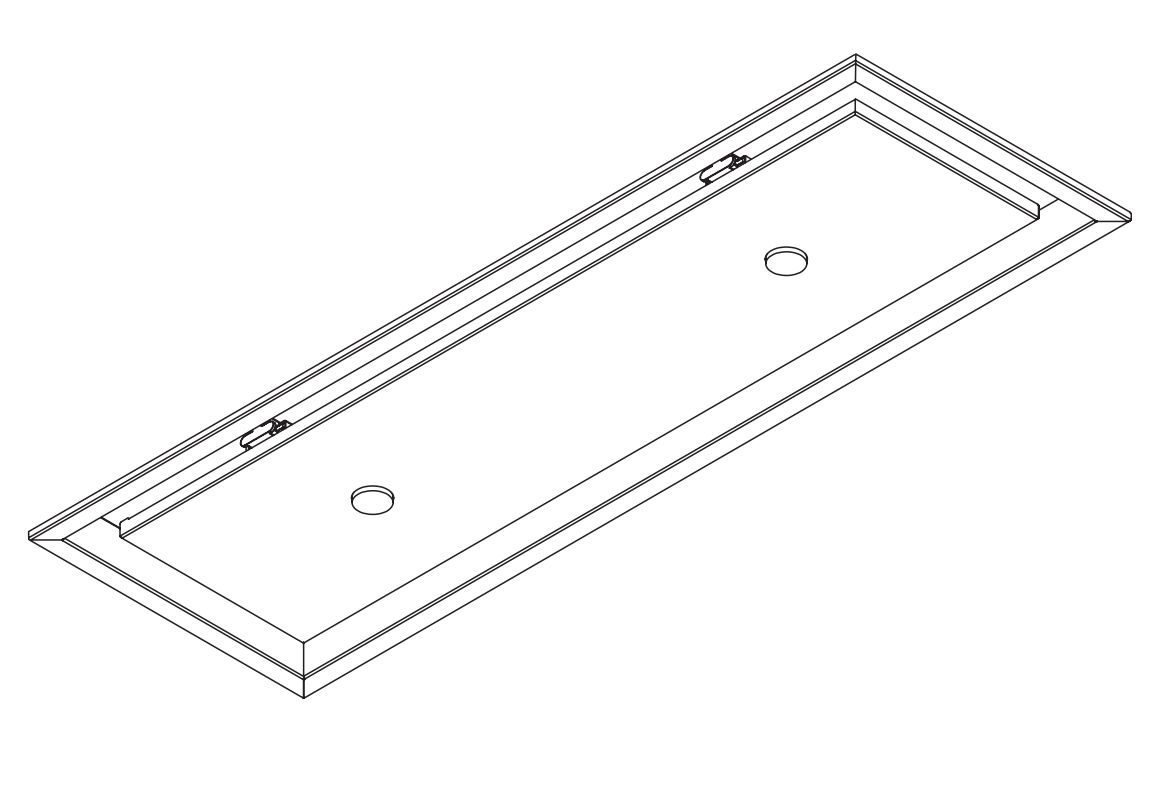 Wave 3683.401 FLAT inbouwunit 90 x 30 cm - 1 kleur naar keuze - motorloos - LED - afzuigkapSpecialist.nl
