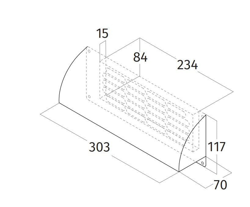 Wave 6610001 RVS uitblaasrooster vlak voor buitenmuur - afzuigkapSpecialist.nl