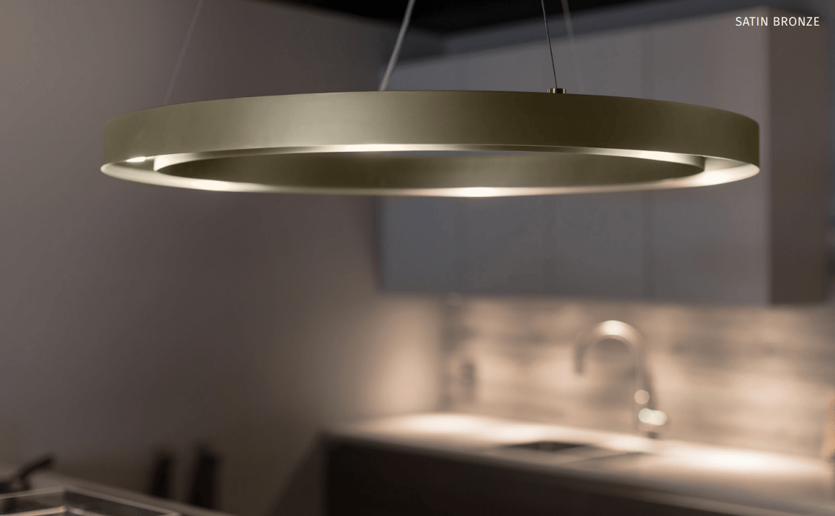 Wave 7310.202 CLASS - hanglamp - ∅ 105cm - RVS - dimbaar - LED - afzuigkapSpecialist.nl