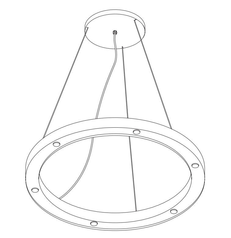 Wave 7310.84 - hanglamp - ∅ 105cm - kleur naar keuze - mat/glanzend - dimbaar - LED - afzuigkapSpecialist.nl
