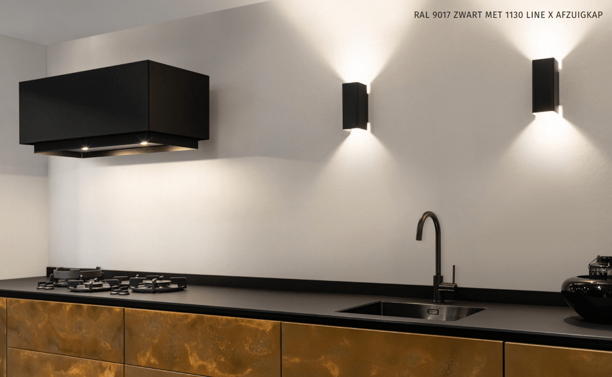 Wave 7611.250 MOODS - wandlamp - geschikt voor lederen bekleding - RVS - dimbaar - LED - afzuigkapSpecialist.nl