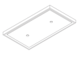 Wave 8555.401 BEAM - plafondunit 90x50 cm - 1 kleur naar keuze - vaste, interne motor - LED - afzuigkapSpecialist.nl