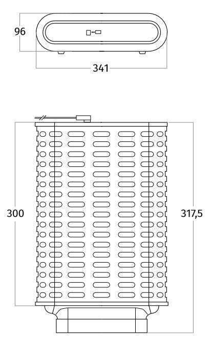 Wave 99202.04 plat Plasmafilter - afzuigkapSpecialist.nl