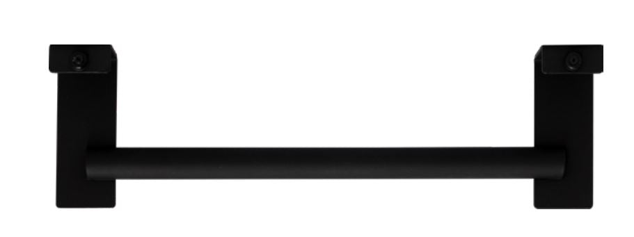 Wave 9991.08 S - haak houder - RAL 9017 zwart - afzuigkapSpecialist.nl