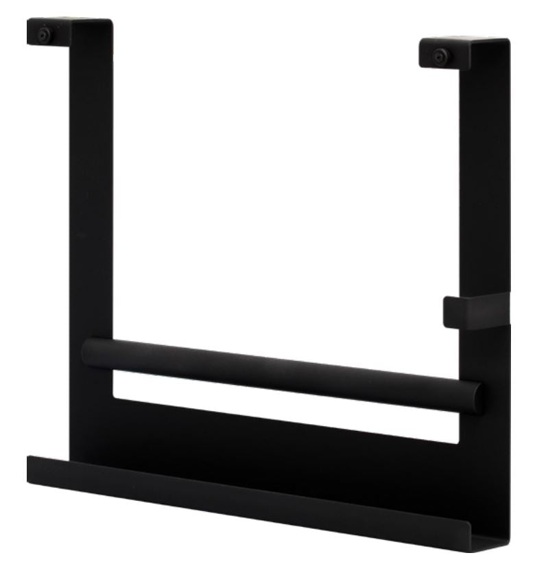 Wave 9991.10 tablet houder - RAL 9017 zwart - afzuigkapSpecialist.nl