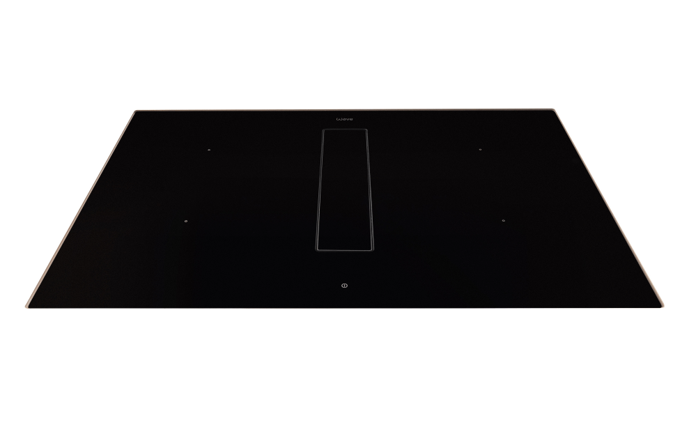 Wave Peyto 4114.02 Champagne Gold kookplaat met een elegant zwart oppervlak voor moderne keukens