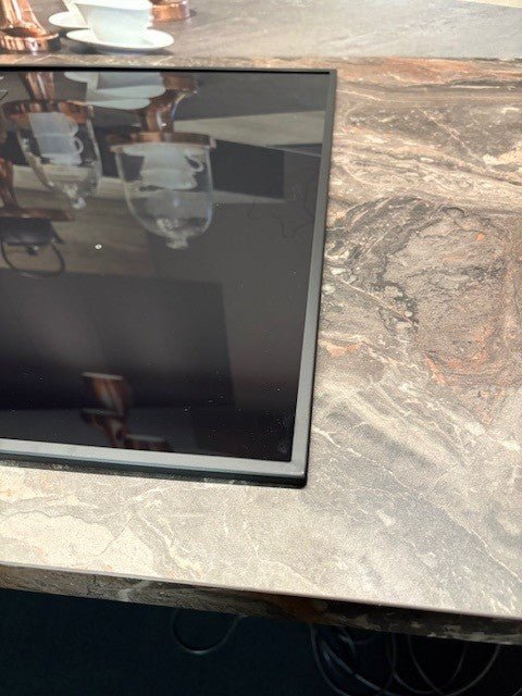 werkblad frame t.b.v. kookplaat - zwart - afzuigkapSpecialist.nl