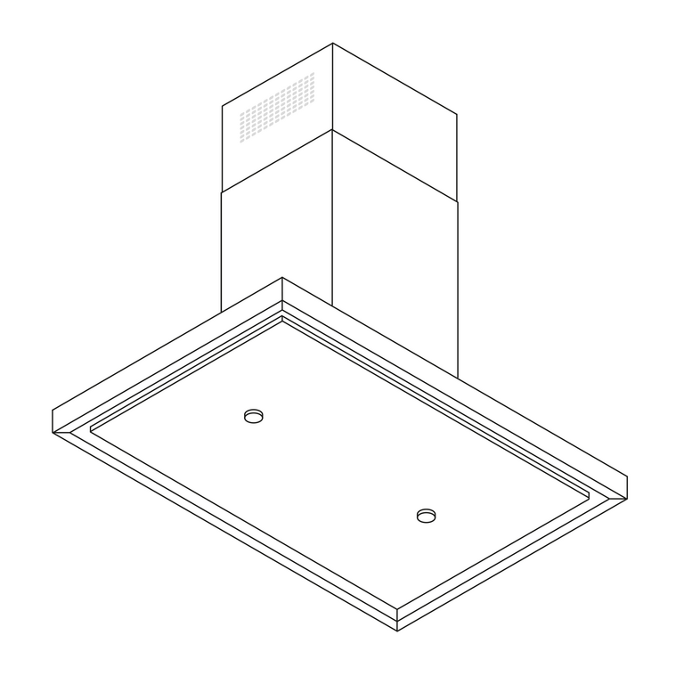 Wave eilandmodel 2066 - T-SHAPE 900mm