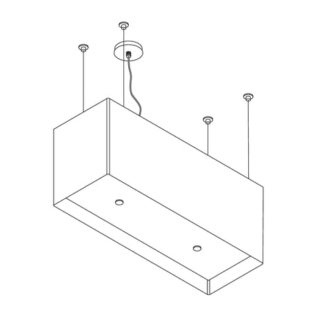 Wave 2120 LINE eilandafzuigkap 90 cm - tekening