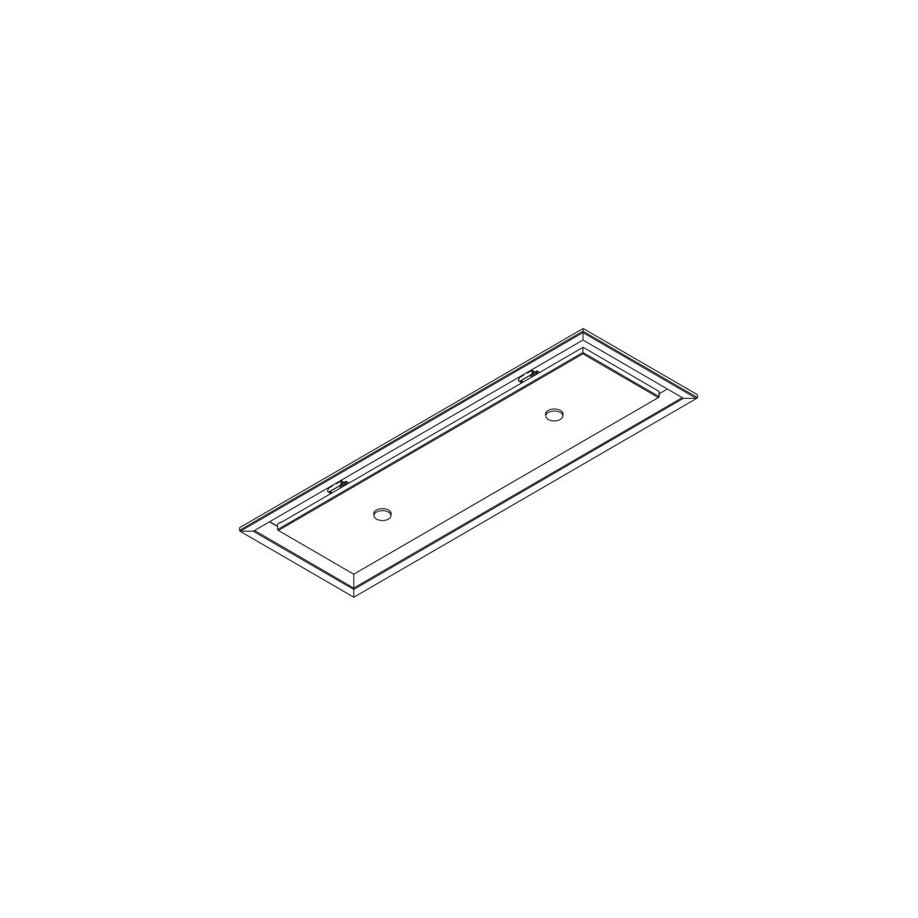 Wave inbouw model 3663 - STANDARD 900x300mm - afzuigkapSpecialist.nl