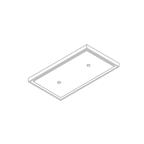 Wave plafond model 8555 - BEAM 900x500mm - afzuigkapSpecialist.nl