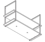 Wave Design 1052.70 FRAME motorloos - 120 cm wandmodel  RVS - 3 x 4,2 W dimbare LED 2700 Kelvin